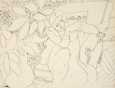 Kobieta siedząca autorstwa Henri Matisse