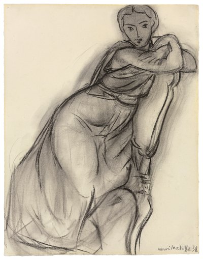 Kobieta siedząca autorstwa Henri Matisse