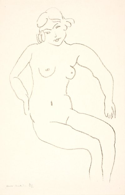 Siedzący akt kobiecy autorstwa Henri Matisse