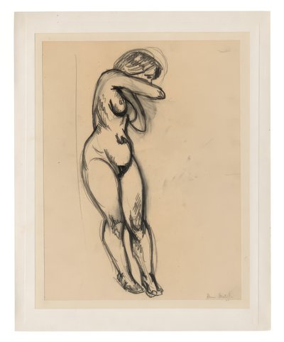 Stojąca kobieta nago, skręcająca się w kierunku pleców autorstwa Henri Matisse