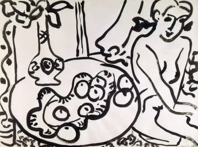 Martwa natura z aktem autorstwa Henri Matisse