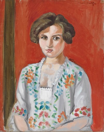 Bułgarska bluzka, ok. 1920 (olej na płótnie) autorstwa Henri Matisse