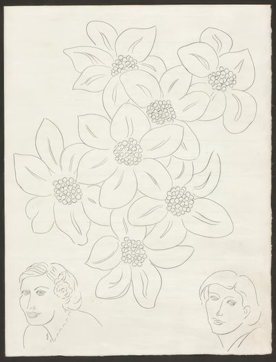 Kwiaty, płyta szósta z Poesies de Mallarmé autorstwa Henri Matisse