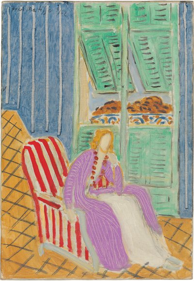 Fioletowa sukienka autorstwa Henri Matisse