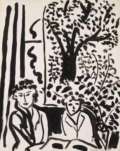 Cisza mieszkająca w domach autorstwa Henri Matisse