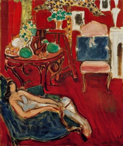 Niebieski folder artystyczny autorstwa Henri Matisse