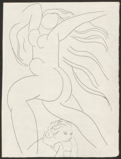Toast, płyta pierwsza z Poesies de Mallarmé autorstwa Henri Matisse