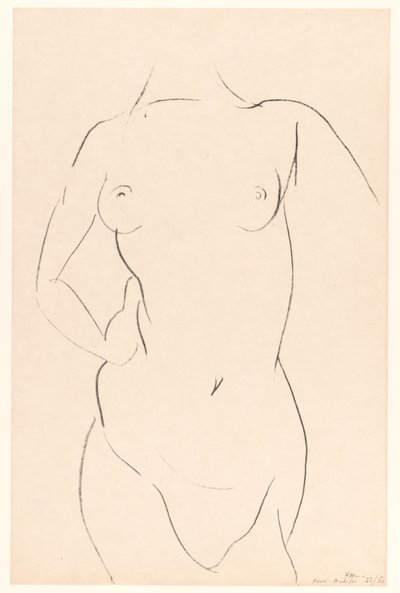 Tułów autorstwa Henri Matisse