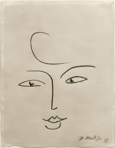 Twarz autorstwa Henri Matisse