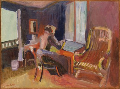 Kobieta we wnętrzu autorstwa Henri Matisse