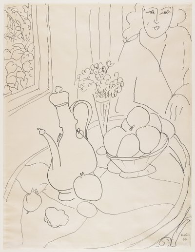 Kobieta z martwą naturą autorstwa Henri Matisse