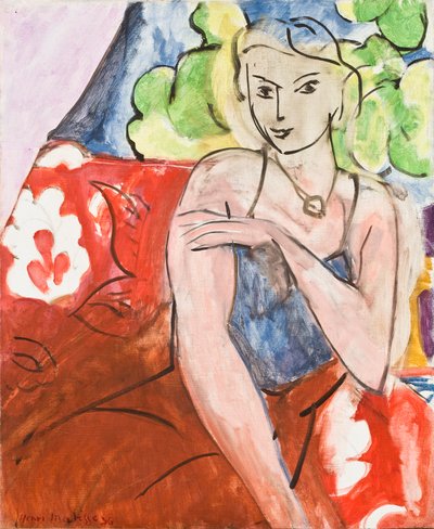 Młoda dziewczyna w pozycji siedzącej (La Biche) autorstwa Henri Matisse