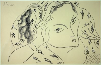 temat i wariacja l.5 1942 (rysunek) autorstwa Henri Matisse