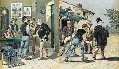 Kreskówka o wyborach autorstwa Henri Meyer