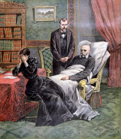 Śmierć Jules Ferry, 1893 autorstwa Henri Meyer