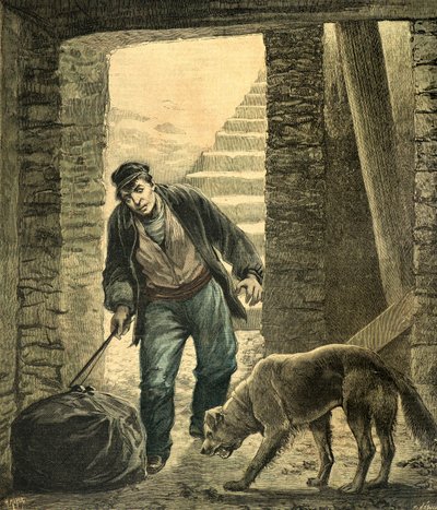 Odkrycie zwłok kobiety autorstwa Henri Meyer