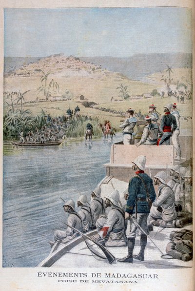 Wydarzenia na Madagaskarze: Zdobycie Mevatanany, 1895 autorstwa Henri Meyer