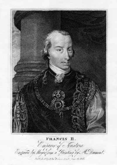 Franciszek II, cesarz rzymski, 1815. autorstwa Henri Meyer