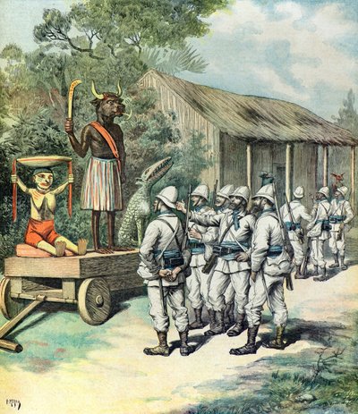Francuskie oddziały po zdobyciu Kany autorstwa Henri Meyer