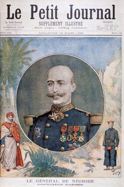 Generał de Négrier, generalny inspektor armii francuskiej, 1895 autorstwa Henri Meyer
