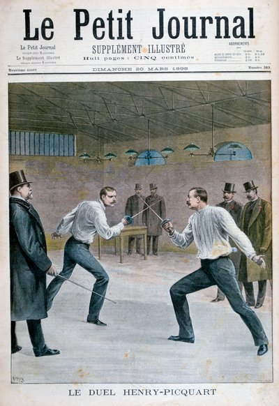 Pojedynek Henry-Picquart, 1898 autorstwa Henri Meyer