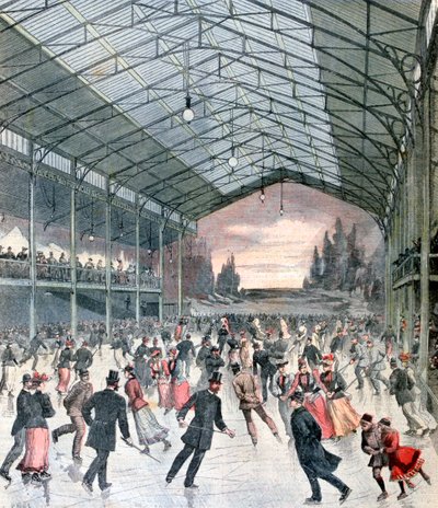 Łyżwiarstwo w Paryżu, 1892 autorstwa Henri Meyer