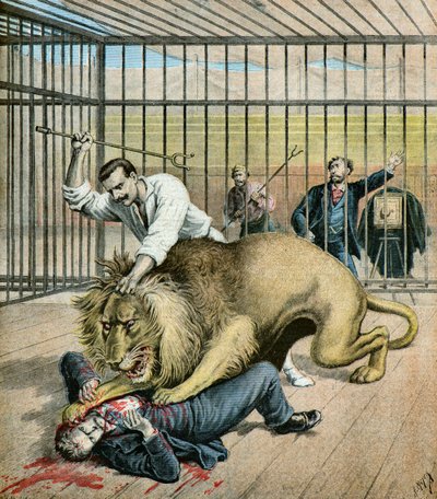 Leon Eysette chcący zostać sfotografowany, 1895 r. (ilustracja) autorstwa Henri Meyer