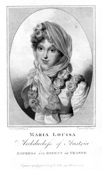 Maria Louisa, arcyksiężna Austrii, 1813. autorstwa Henri Meyer