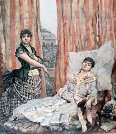 Morfiamania, 1891 autorstwa Henri Meyer