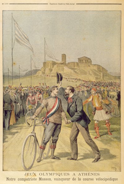 Paul Masson, ilustracja z „Le Petit Journal”, 26 kwietnia 1896 r. autorstwa Henri Meyer