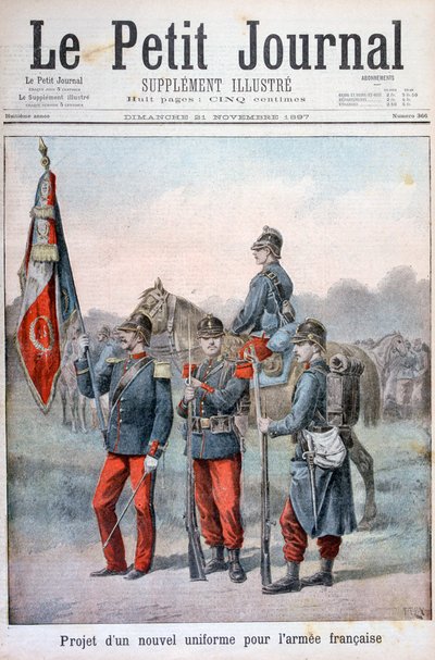 Proponowane nowe mundury armii francuskiej, 1897 autorstwa Henri Meyer