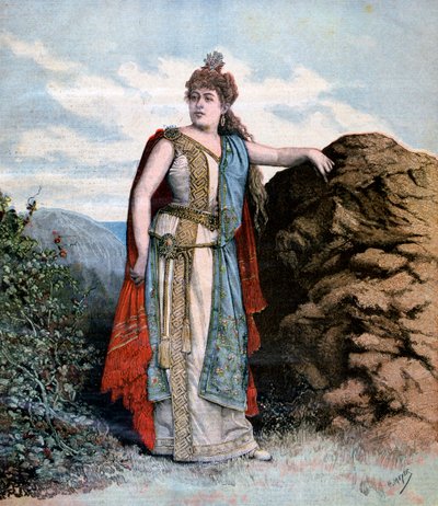 Renee Richard w operze Sapho, 1893 autorstwa Henri Meyer
