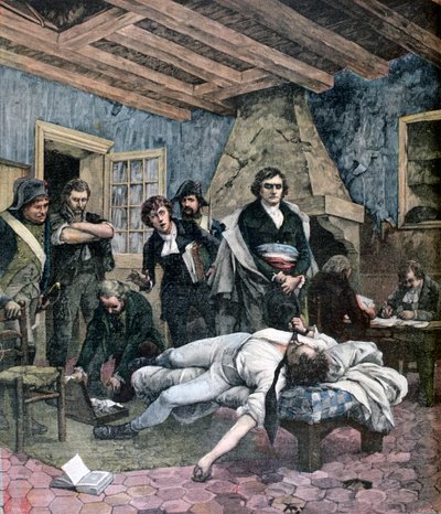 Śmierć Charlesa Pichegru, 1891 autorstwa Henri Meyer