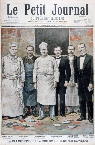Katastrofa Rue Jean-Goujon, Paryż, 1897 autorstwa Henri Meyer