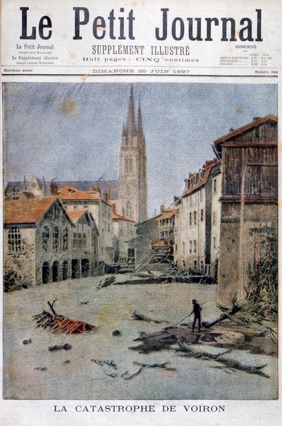 Katastrofa Voiron, Francja, 1897 autorstwa Henri Meyer