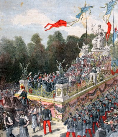 Pływak harmonii i pokoju, losy narodowe, 22 września, Francja, 1892 autorstwa Henri Meyer