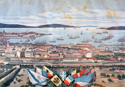 Port w Tulonie, 1893 autorstwa Henri Meyer