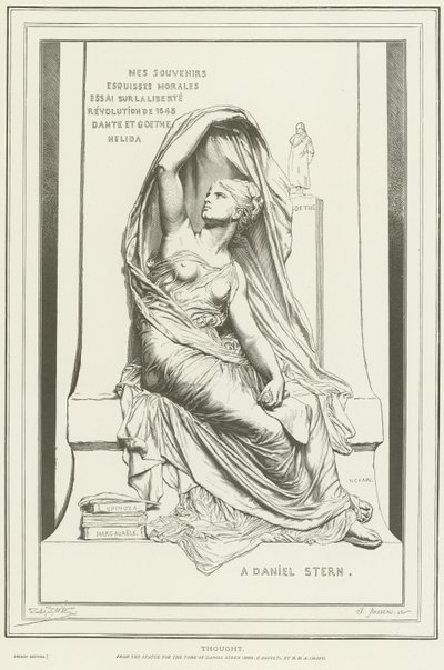 Alegoria myśli autorstwa Henri Michel Antoine Chapu