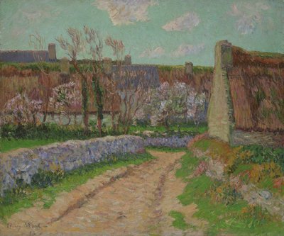 „Wioska w Clohars”, 1898 autorstwa Henri Moret