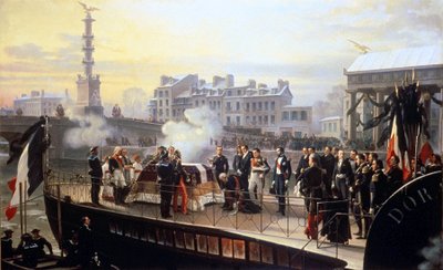 powrót prochów Napoleona w Courbevoie autorstwa Henri Philippoteaux