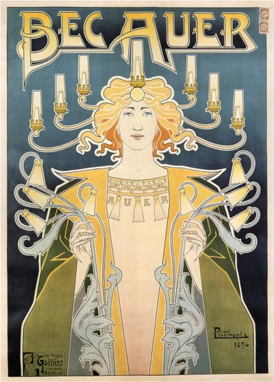 Bec Auer, 1896 autorstwa Henri Henri Antoine Théodore Livemont