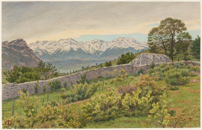 Szary poranek w Alpach (Barberaz) autorstwa Henri Rivière