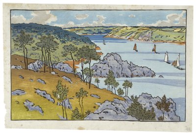 Usta Trieux w Loguivy autorstwa Henri Rivière