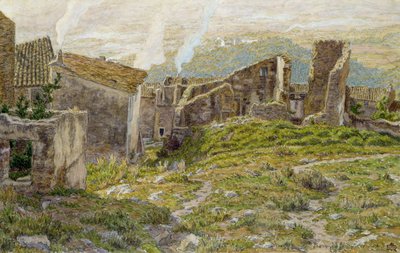 Stary zamek Bormes Les Mimosas autorstwa Henri Rivière