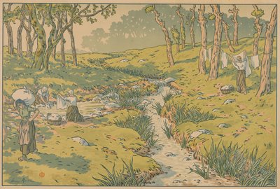Aspekty natury: strumień autorstwa Henri Rivière