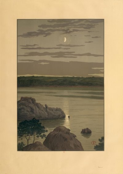 Światło księżyca w Landmelus autorstwa Henri Rivière