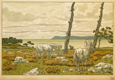 W łazience autorstwa Henri Rivière