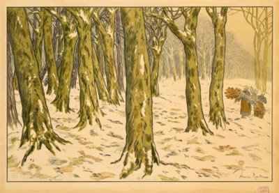 Drewno. Zima autorstwa Henri Rivière