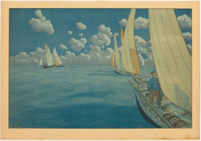 noc na morzu autorstwa Henri Rivière