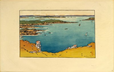 Pointe de la Haye widziany z La Garde – Guérin (Saint-Briac) autorstwa Henri Rivière